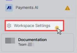 Workspace Settings