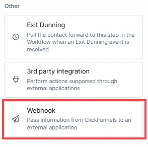 Webhook Step