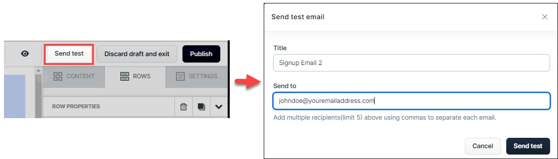 Send Test Email