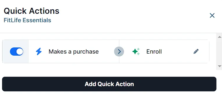 Add Quick Action