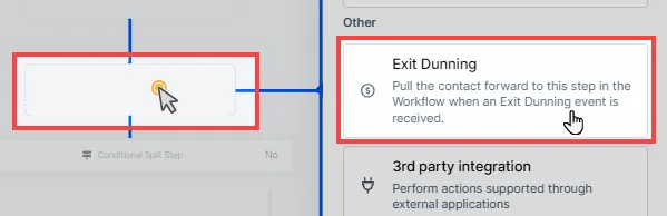 Add Exit Dunning Step
