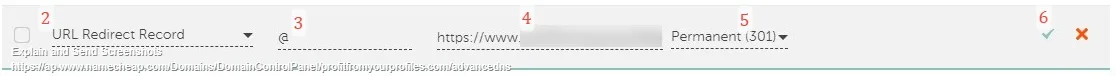 Namecheap Forwarding