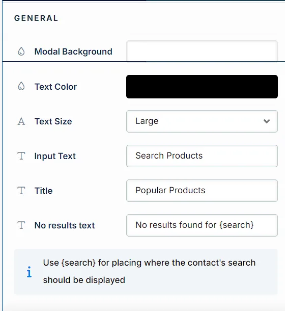 General Settings