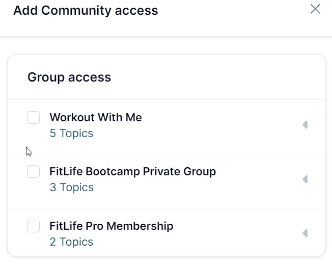 grant access to your community